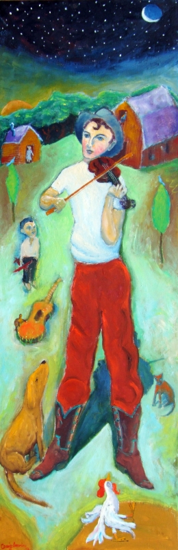 Watching the Fiddler by artist Craig IRVIN